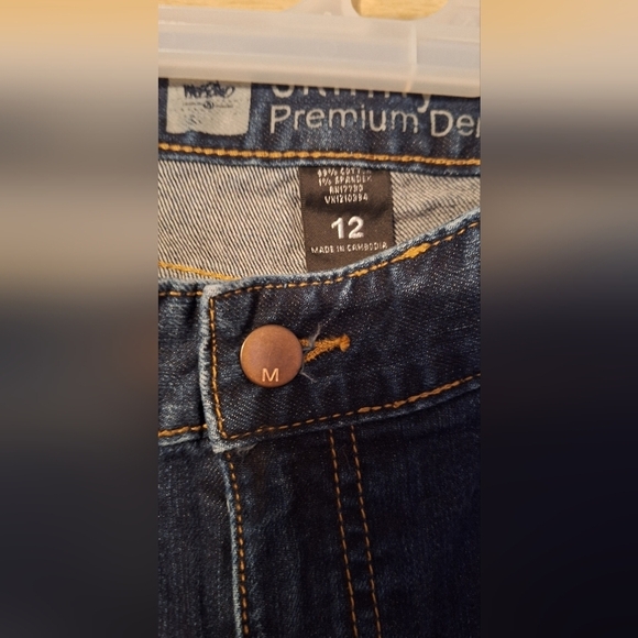 Mossimo Skinny Jeans SZ 12 - Picture 3 of 6